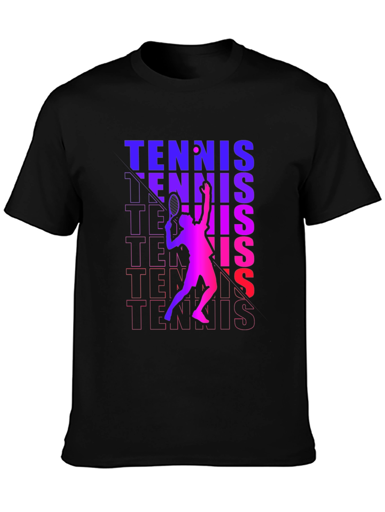 Tennis Player Graphic Tee - Serve Up Style