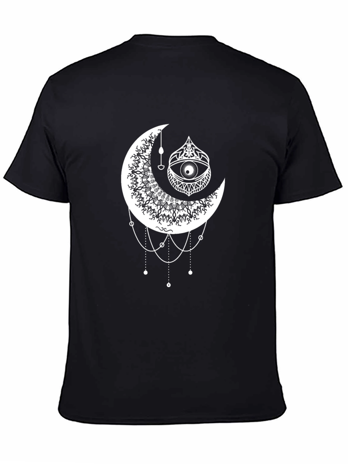 Mystic Moon Eye Graphic Tee - Black