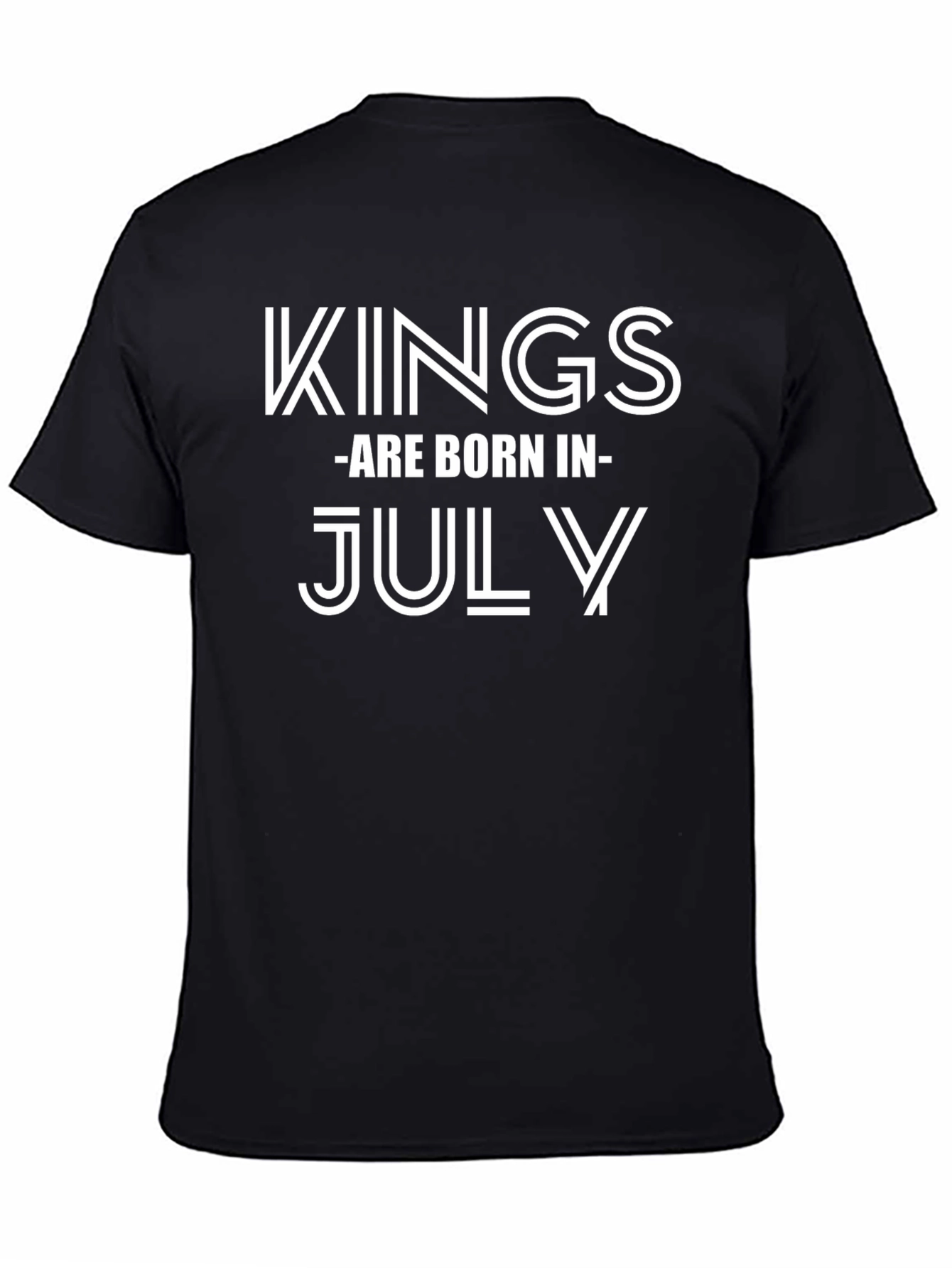 Kings Are Born in July Graphic T-Shirt