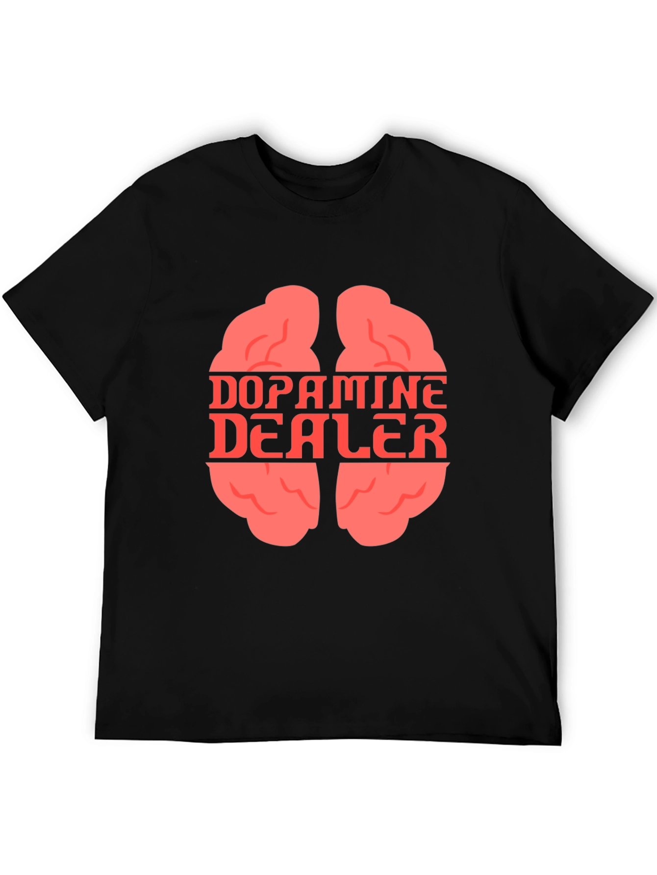 Dopamine Dealer Brain Graphic T-Shirt