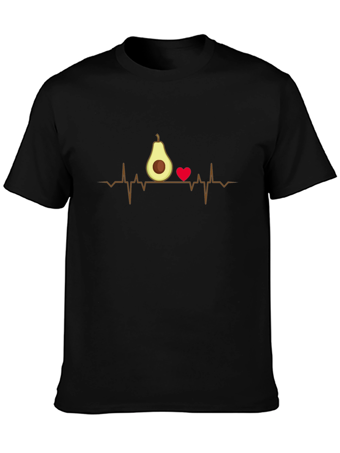 Avocado Heartbeat T-Shirt - Funny Foodie Tee