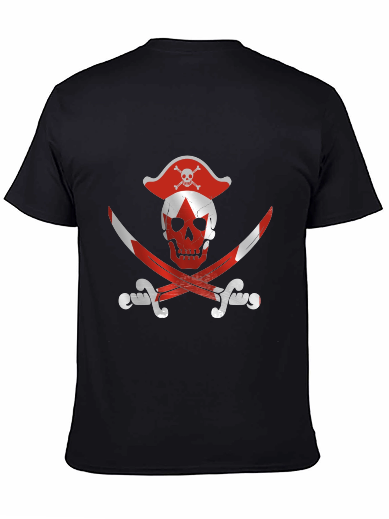 Pirate Flag Graphic Tee - Black T-Shirt