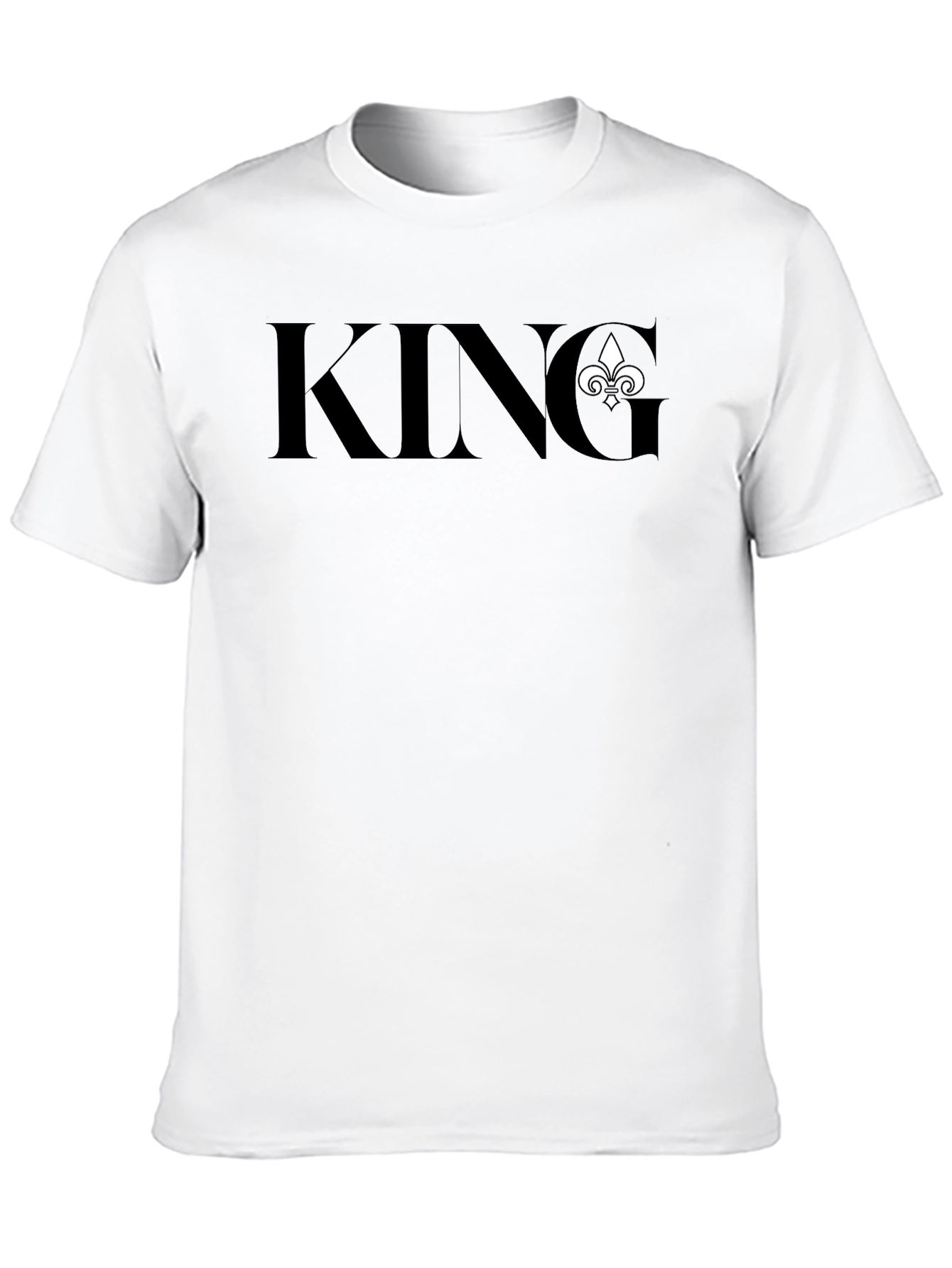 King Fleur-de-Lis Graphic T-Shirt
