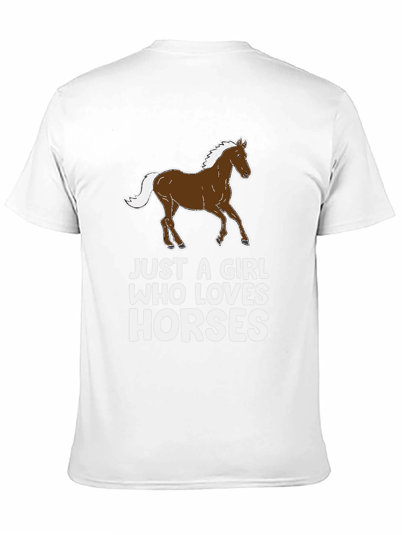 Just a Girl Who Loves Horses Graphic Tee