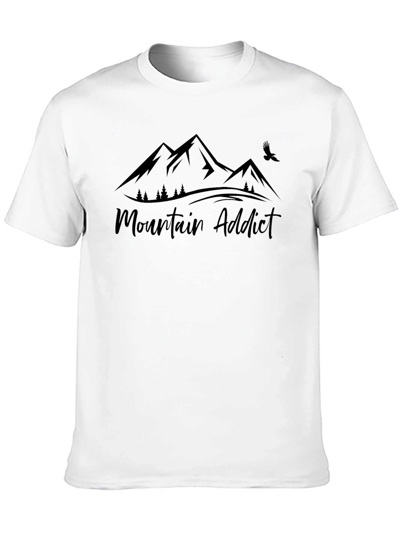 Mountain Addict Black T-Shirt - Adventure Ready