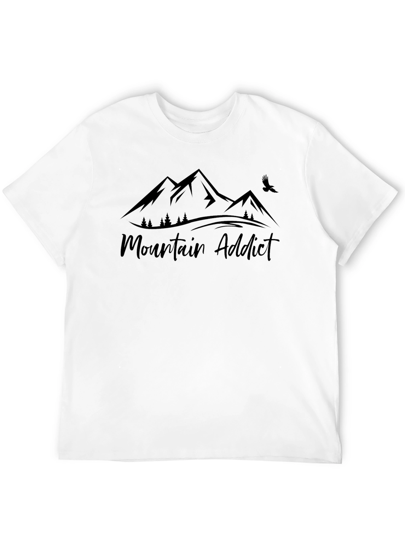 Mountain Addict Black T-Shirt - Adventure Ready
