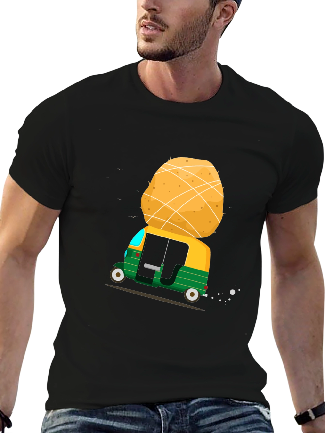 Potato Auto Rickshaw Graphic Tee