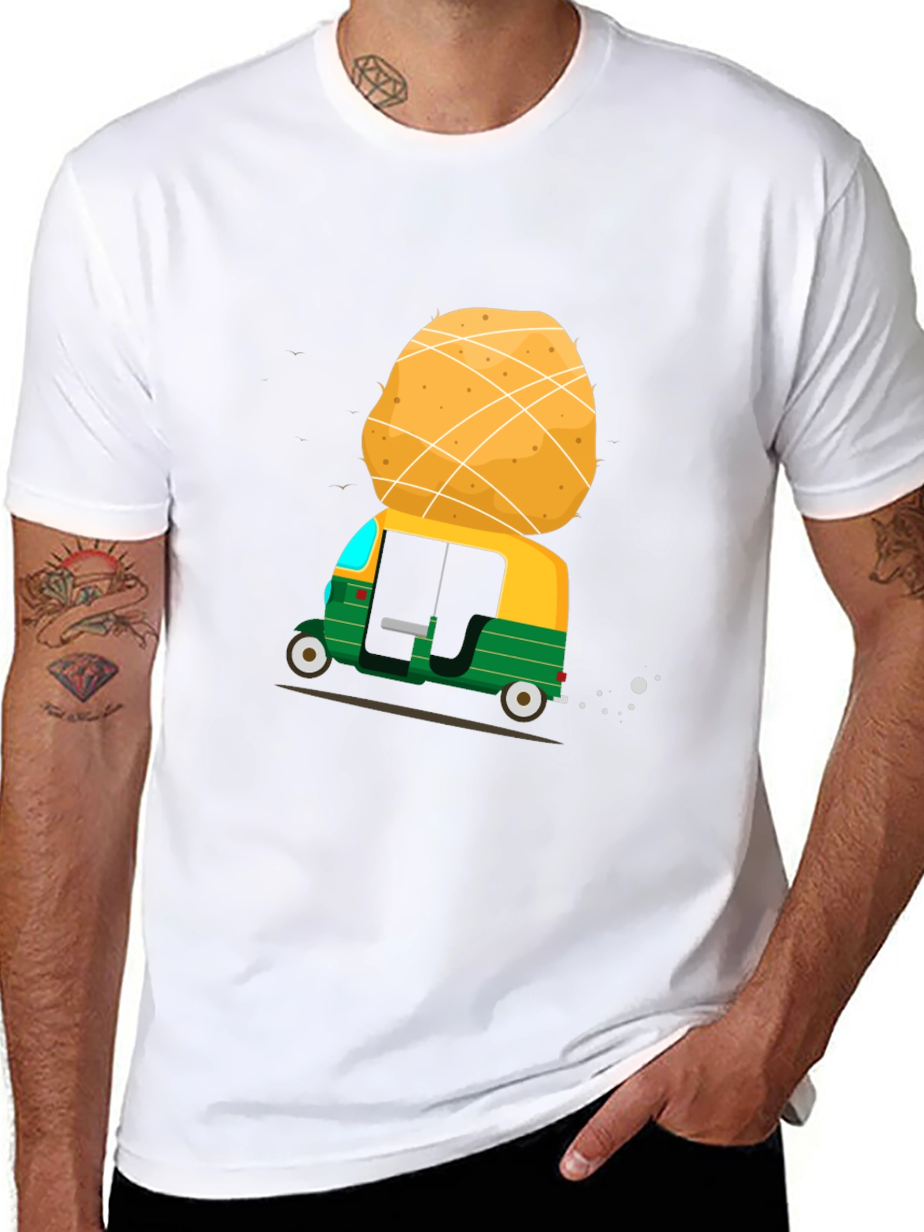 Potato Auto Rickshaw Graphic Tee