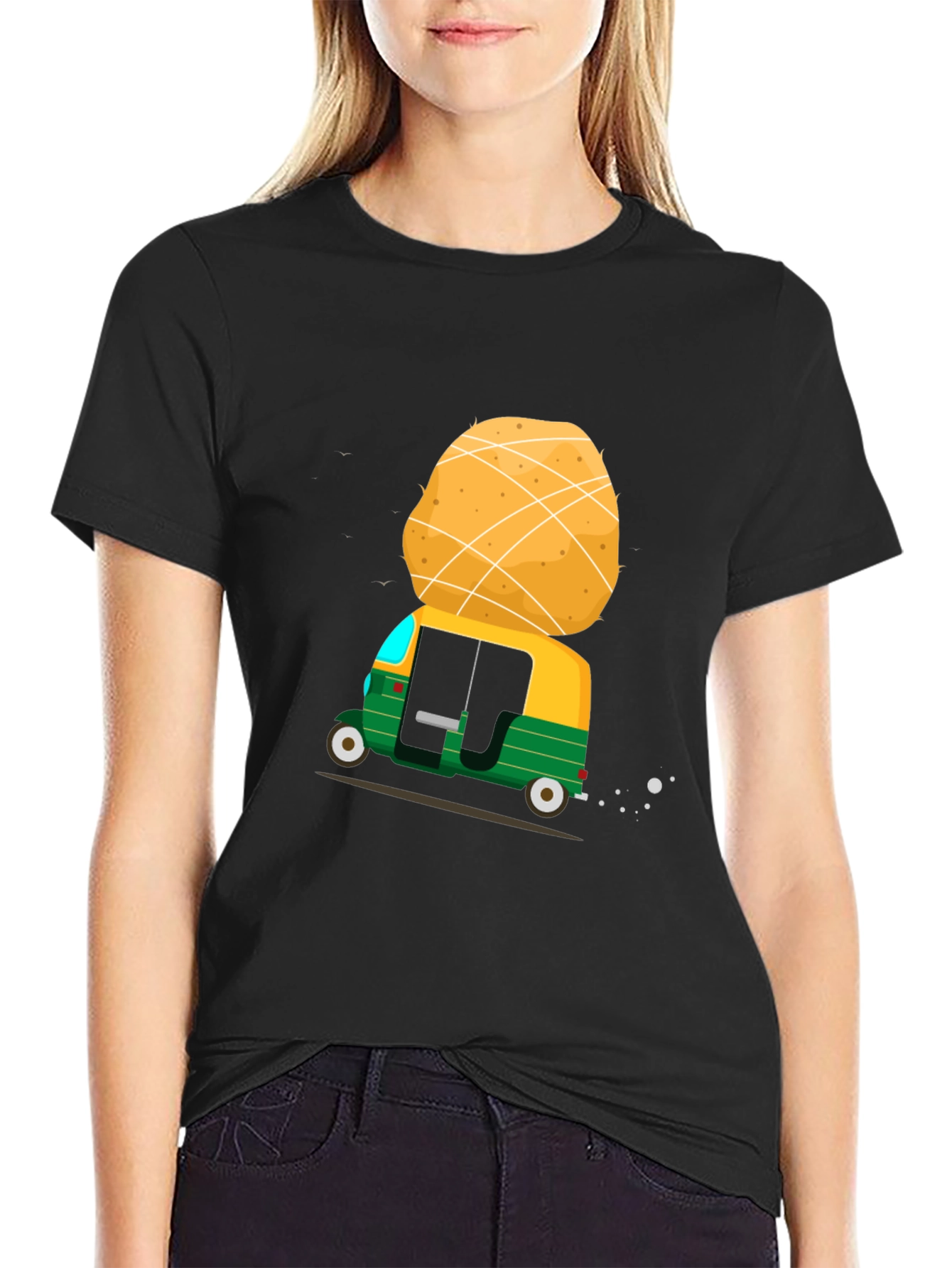 Potato Auto Rickshaw Graphic Tee