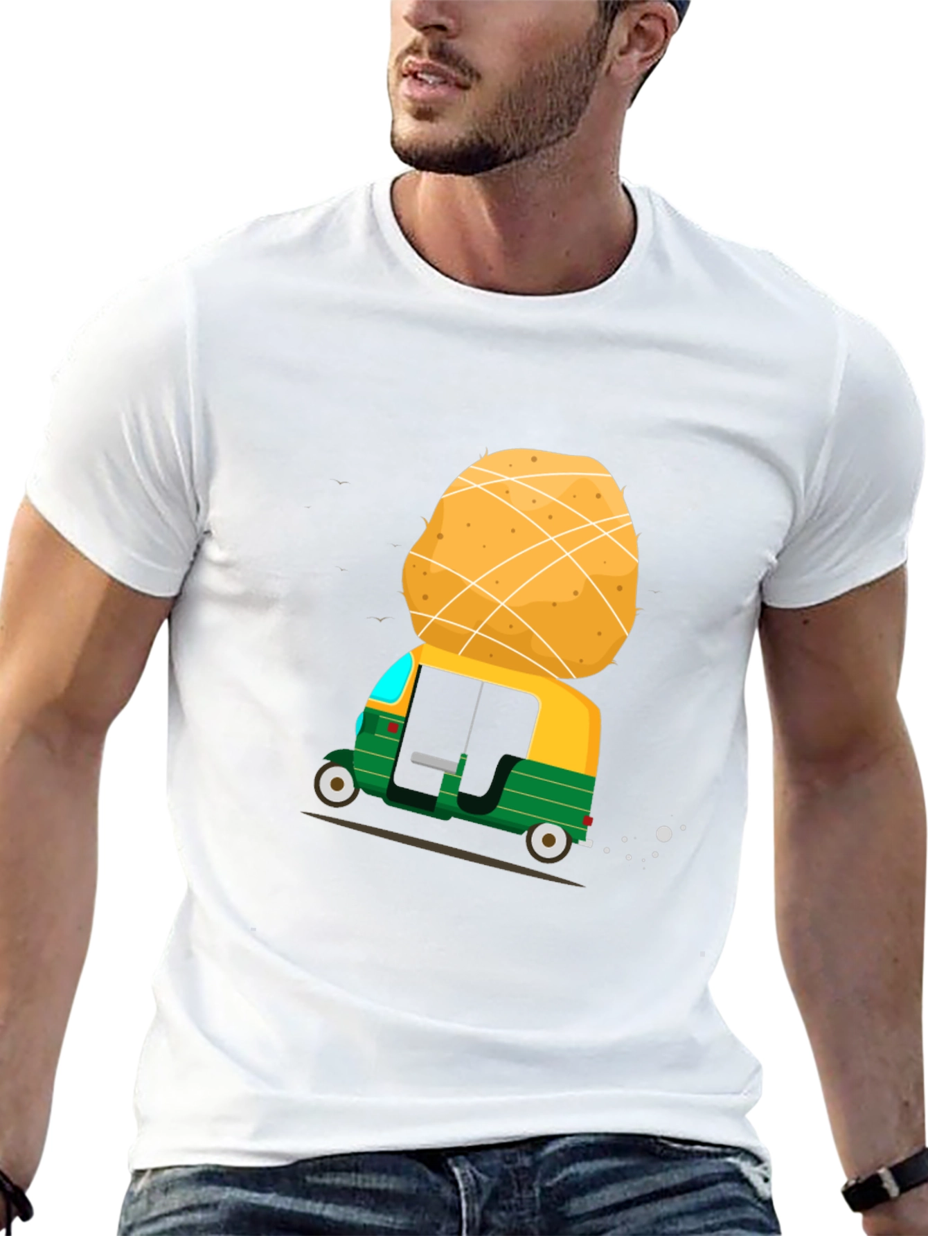 Potato Auto Rickshaw Graphic Tee