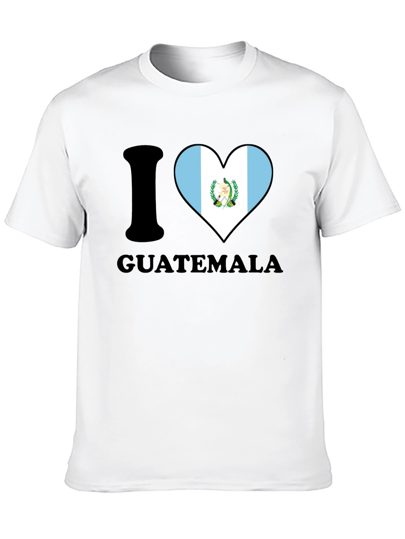 I Heart Guatemala T-Shirt - Mens Black Tee