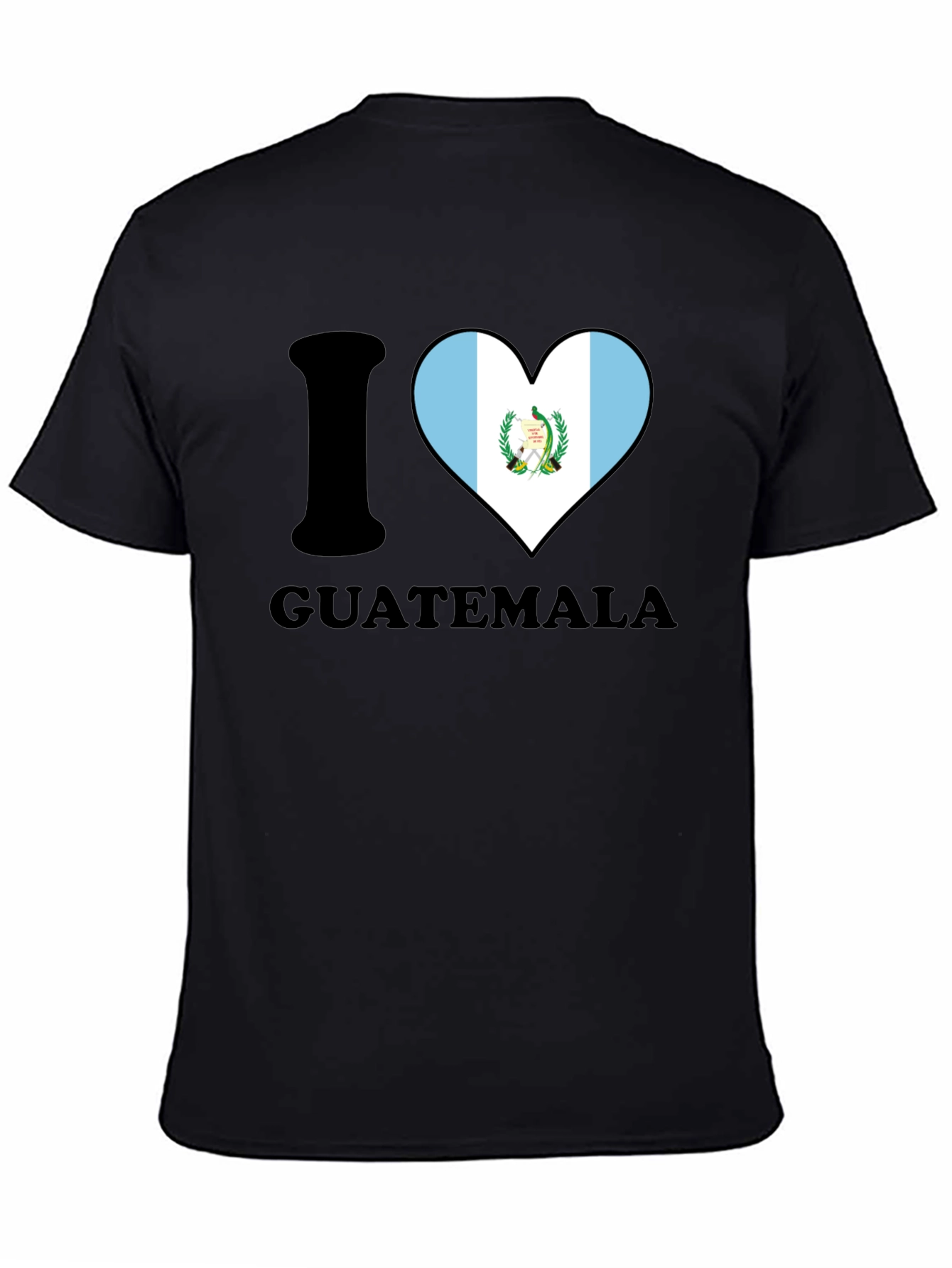 I Heart Guatemala T-Shirt - Mens Black Tee