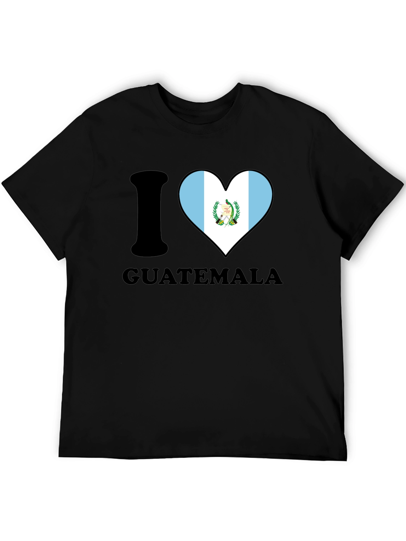 I Heart Guatemala T-Shirt - Mens Black Tee