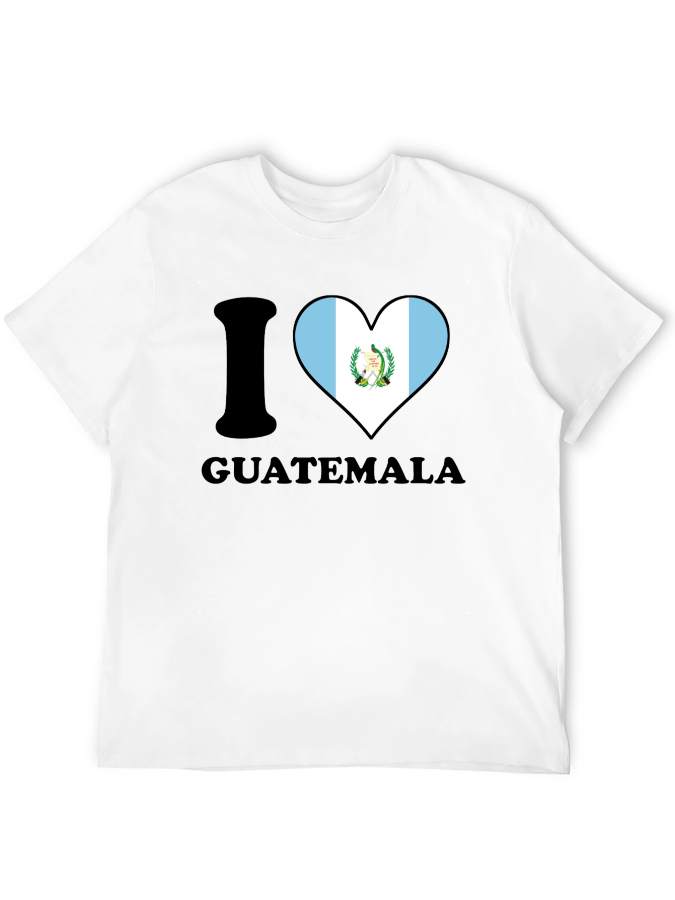 I Heart Guatemala T-Shirt - Mens Black Tee