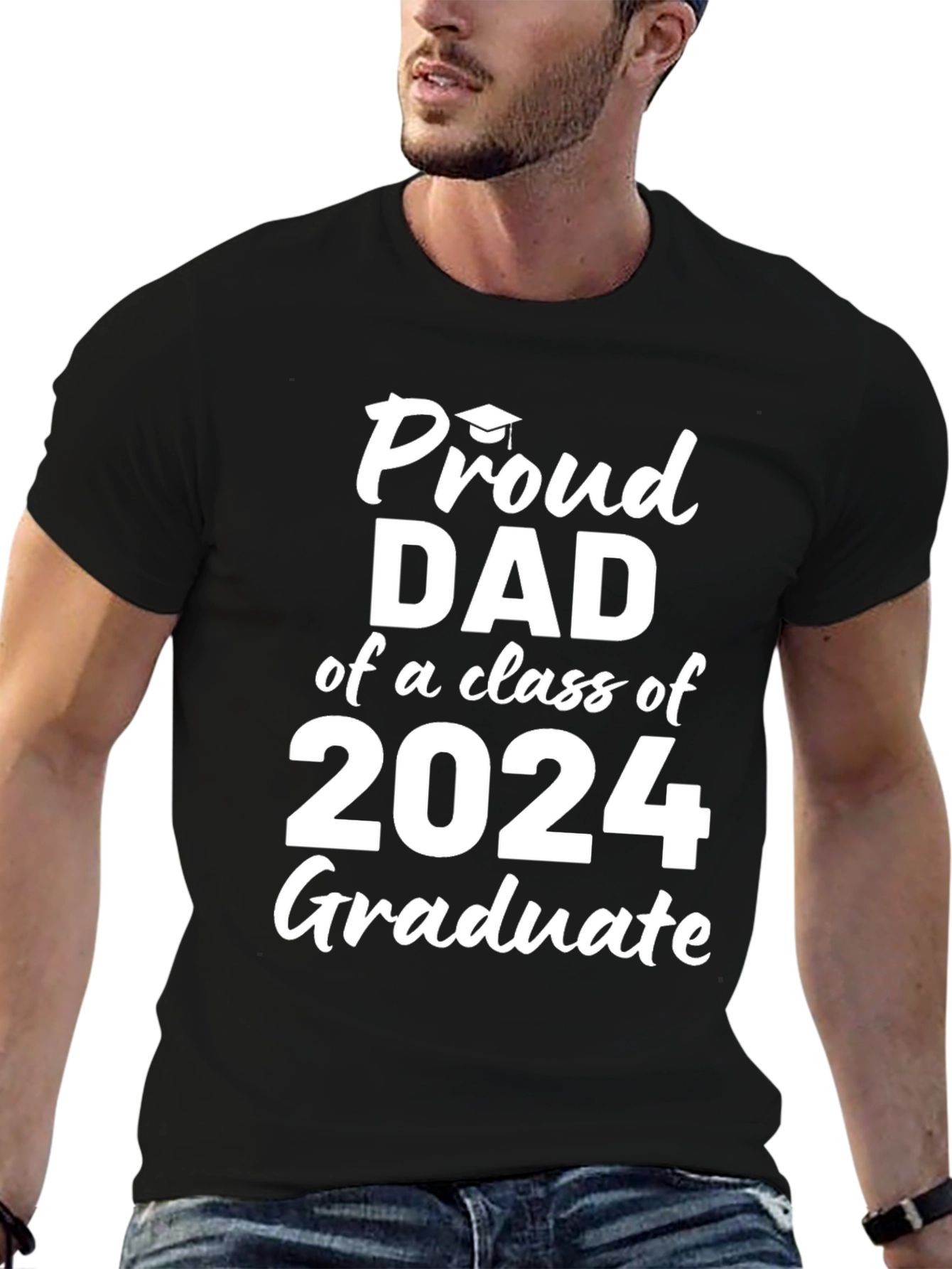 Proud Dad of a 2024 Graduate T-Shirt