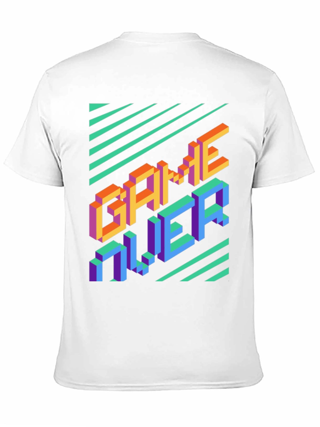 Retro Game Over Graphic Tee - Black