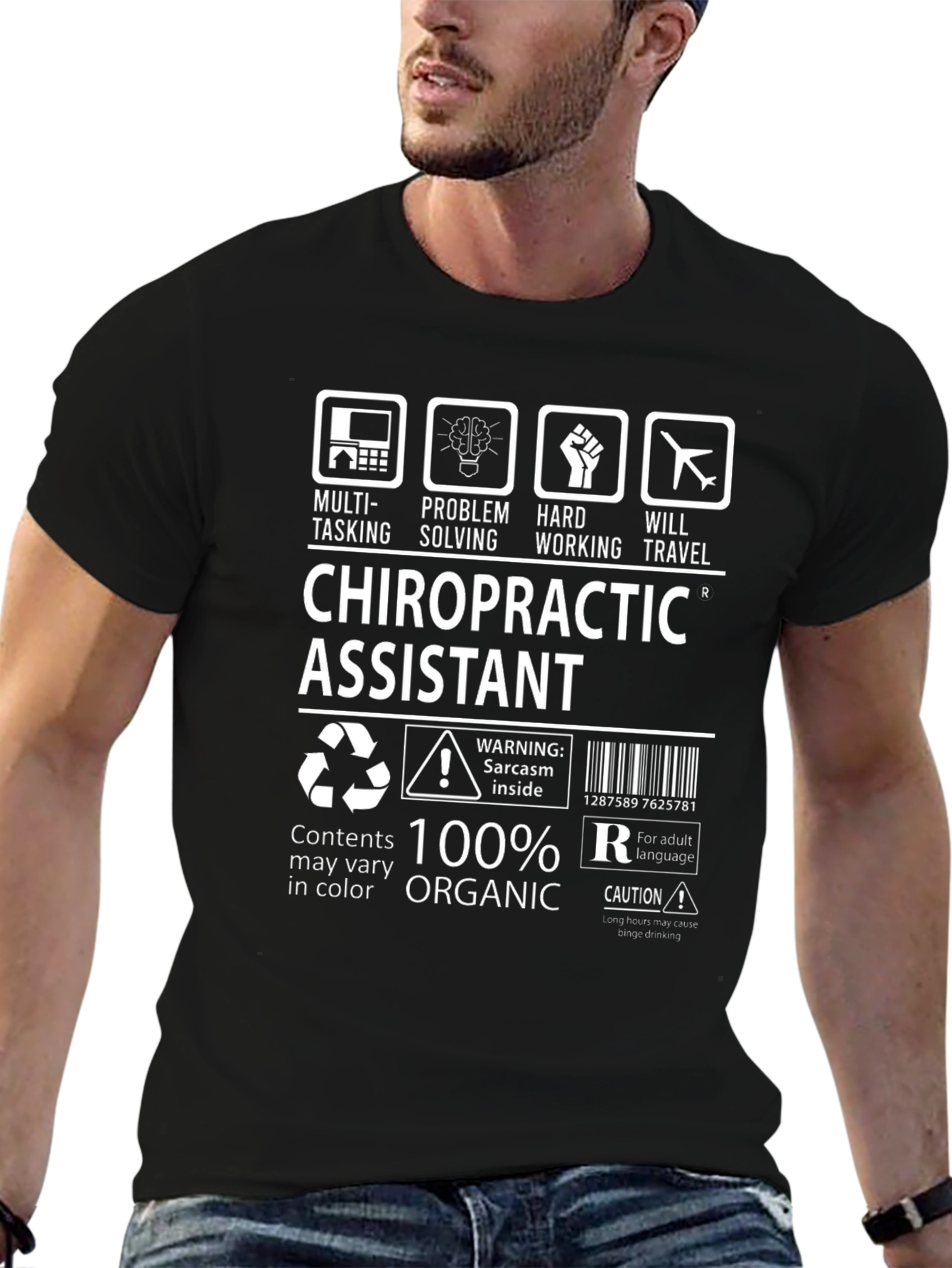 Chiropractic Assistant T-Shirt - Multi-Tasking & Organic