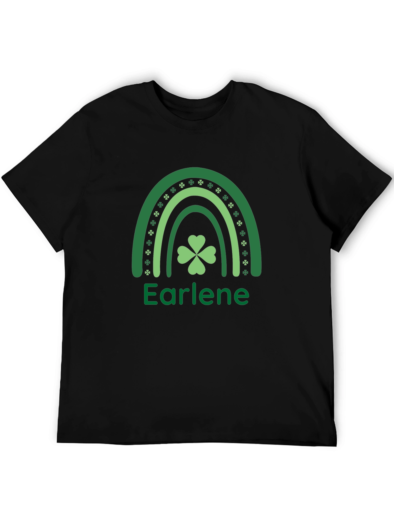 Earlene St. Patricks Day Shamrock Rainbow T-Shirt