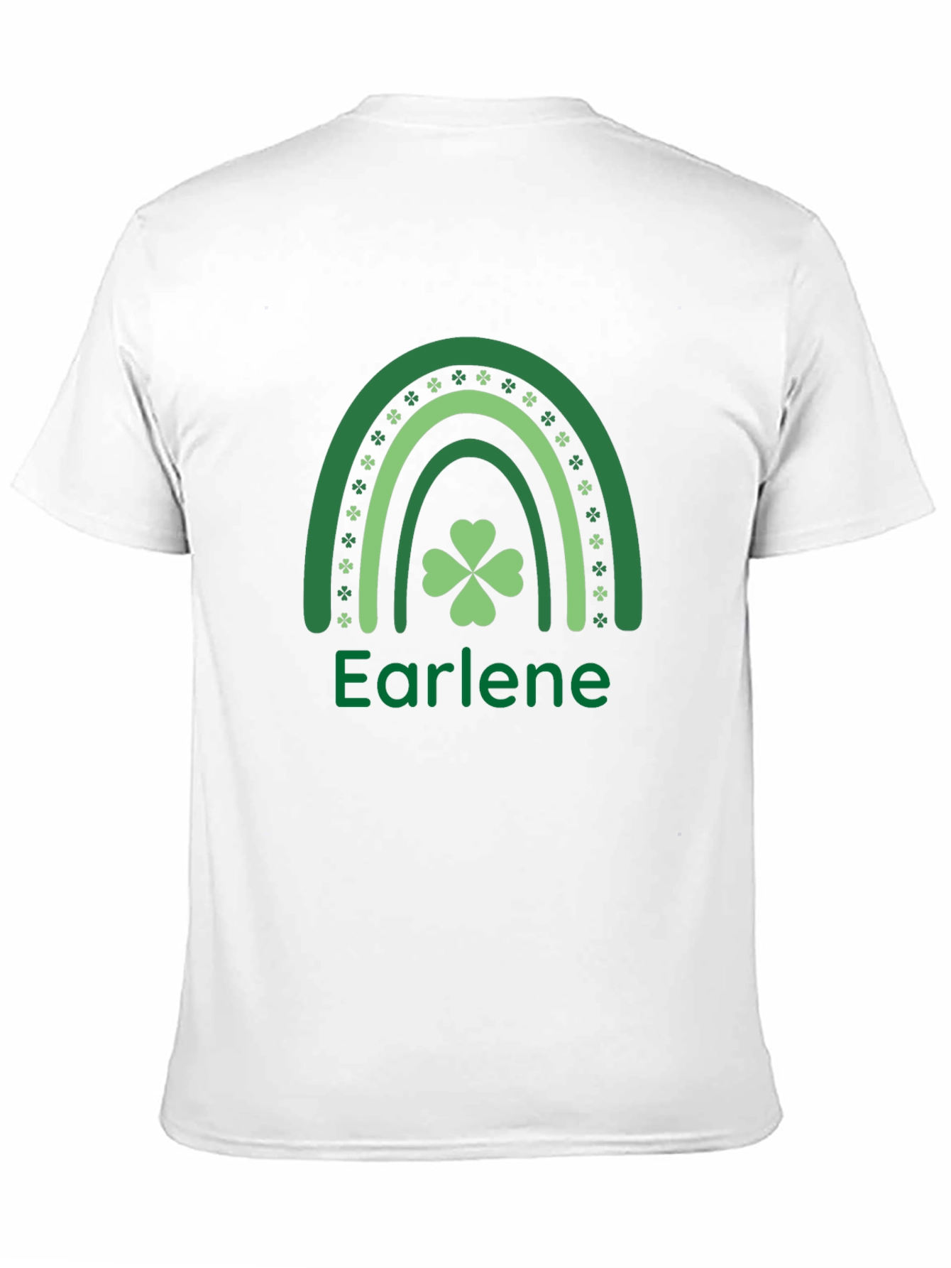 Earlene St. Patricks Day Shamrock Rainbow T-Shirt