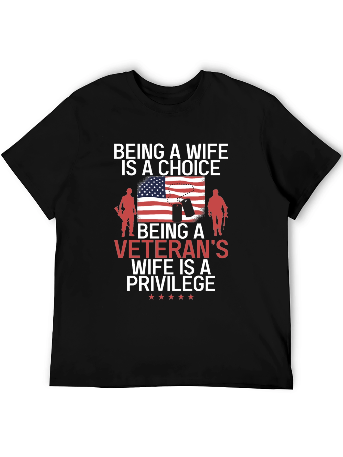 Veterans Wife Choice T-Shirt