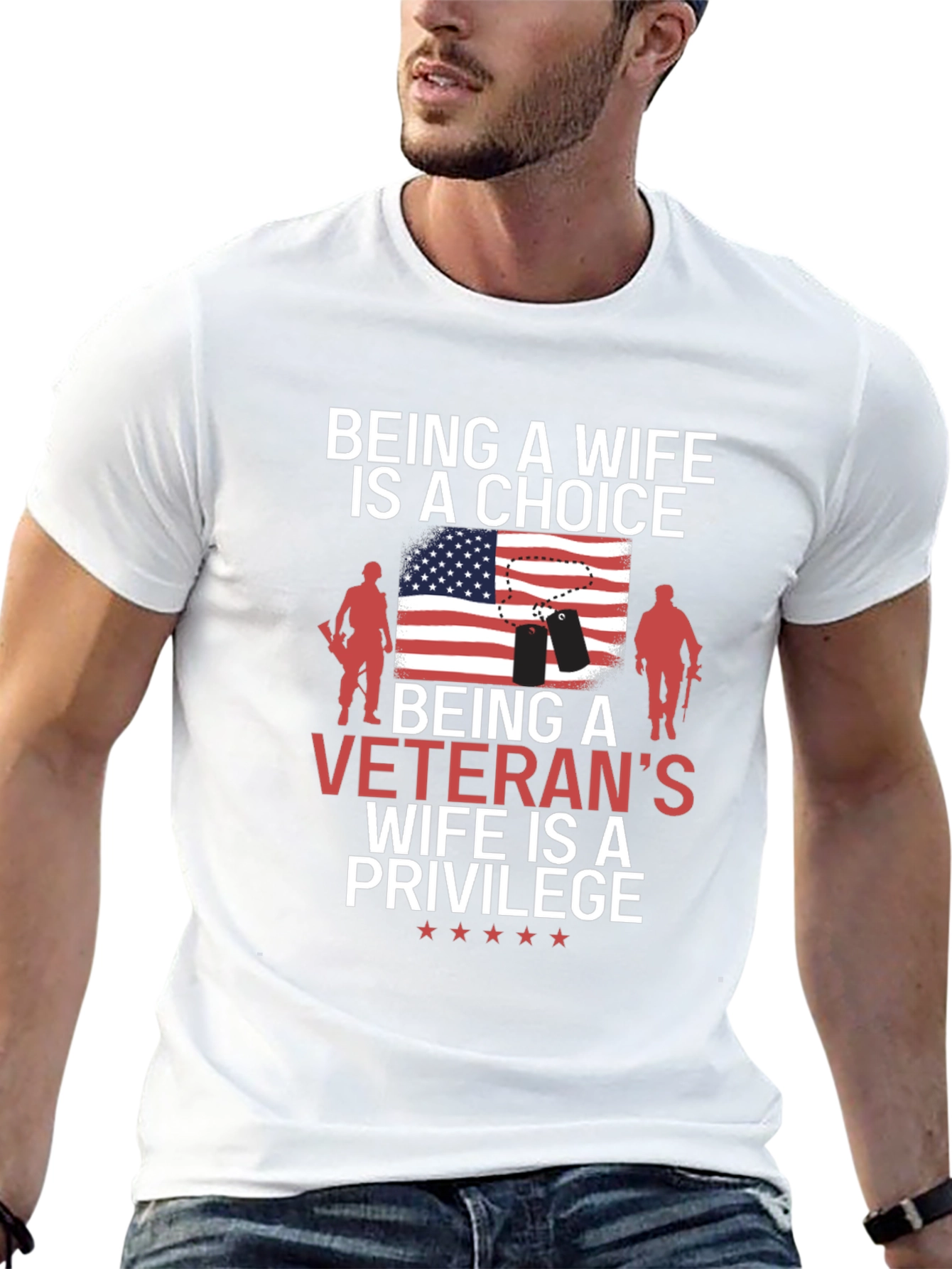 Veterans Wife Choice T-Shirt