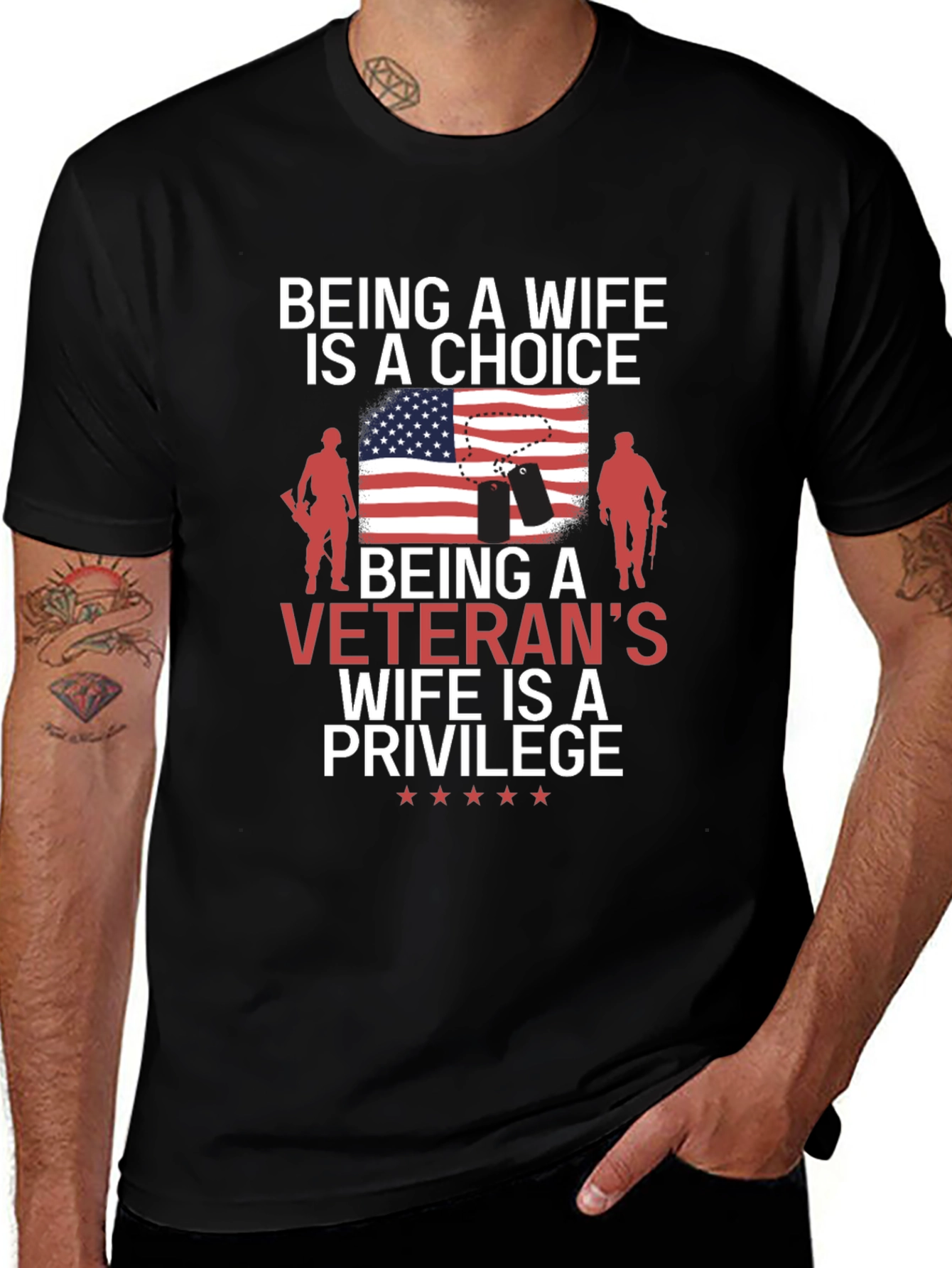 Veterans Wife Choice T-Shirt