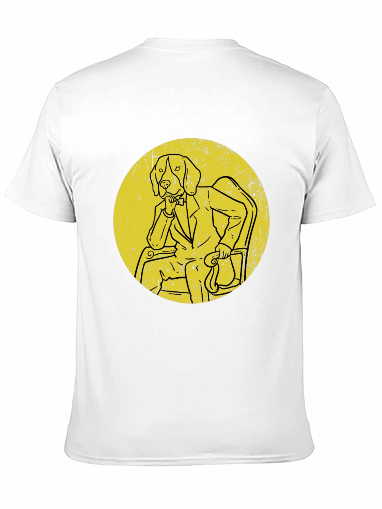 Philosopher Dog T-Shirt Novelty Graphic Tee