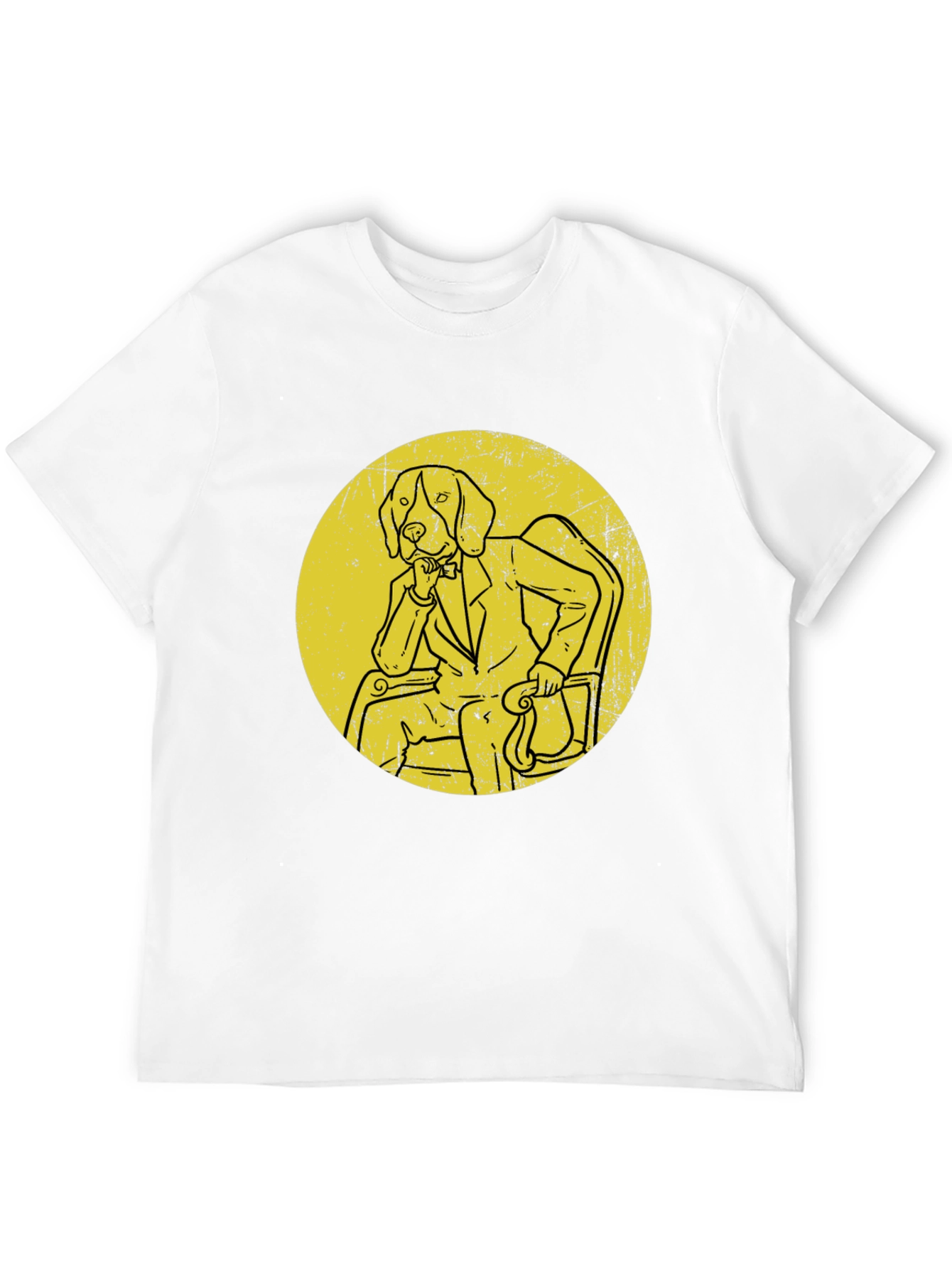 Philosopher Dog T-Shirt Novelty Graphic Tee