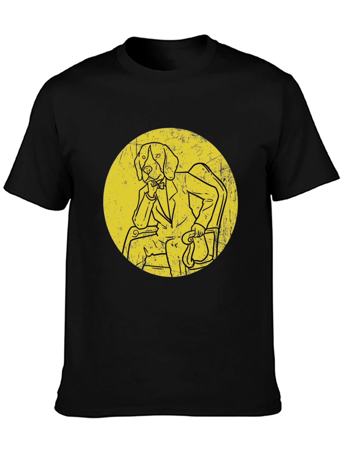 Philosopher Dog T-Shirt Novelty Graphic Tee