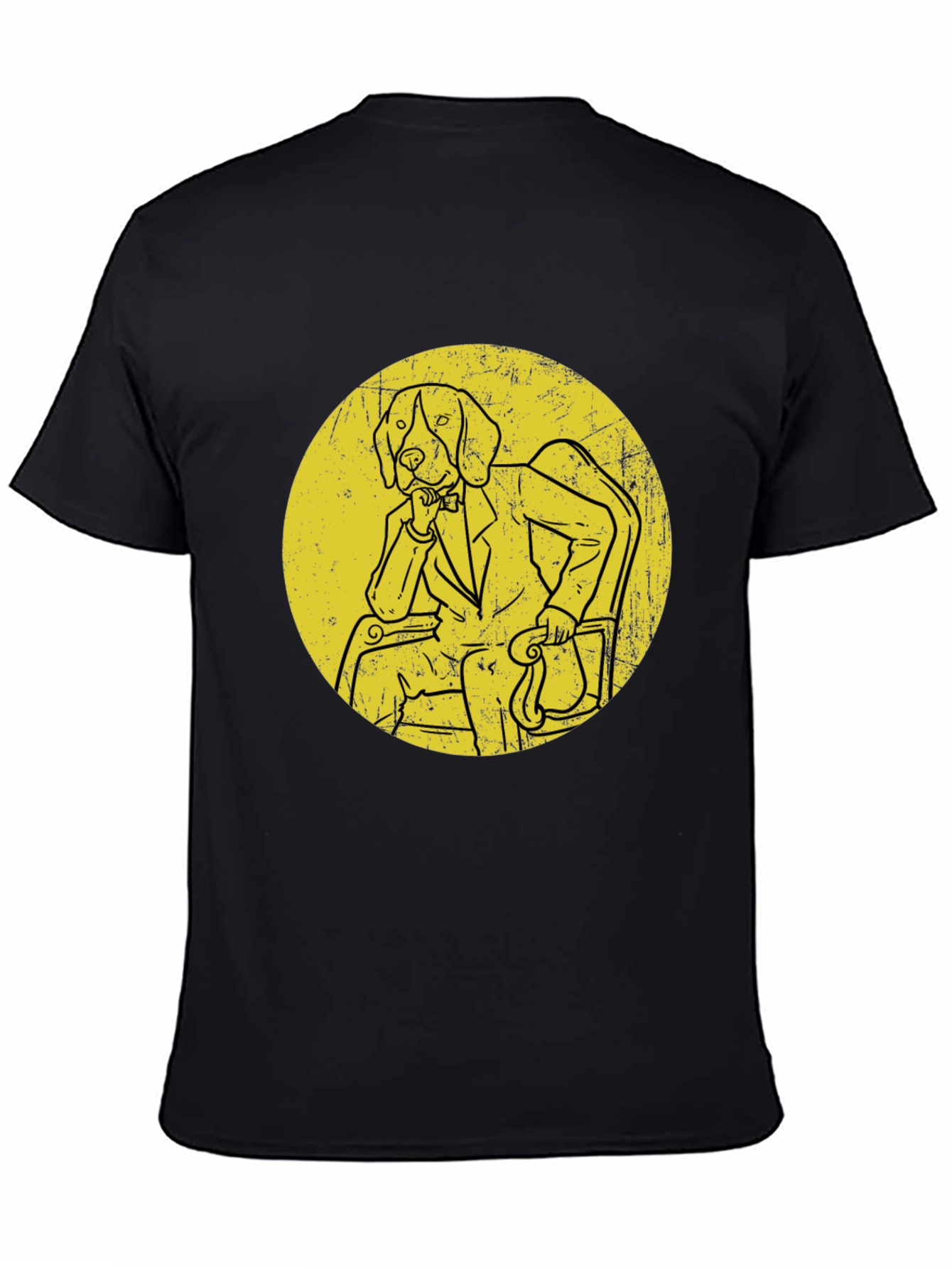 Philosopher Dog T-Shirt Novelty Graphic Tee
