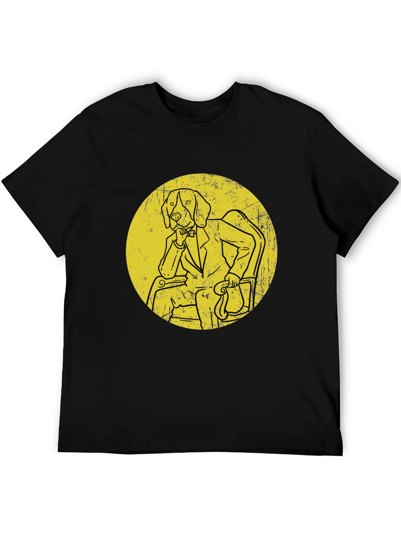 Philosopher Dog T-Shirt Novelty Graphic Tee