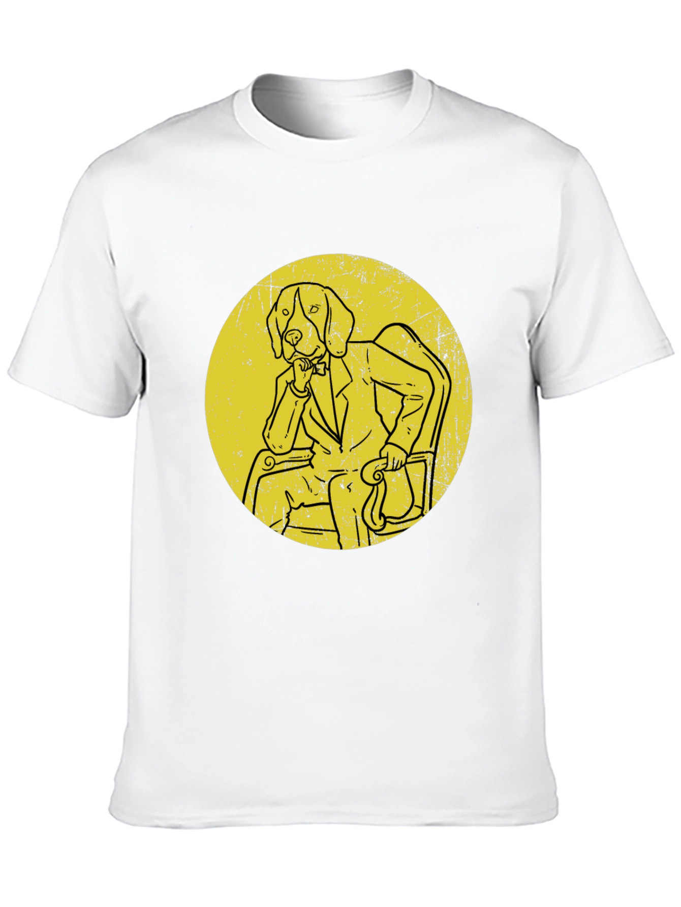 Philosopher Dog T-Shirt Novelty Graphic Tee