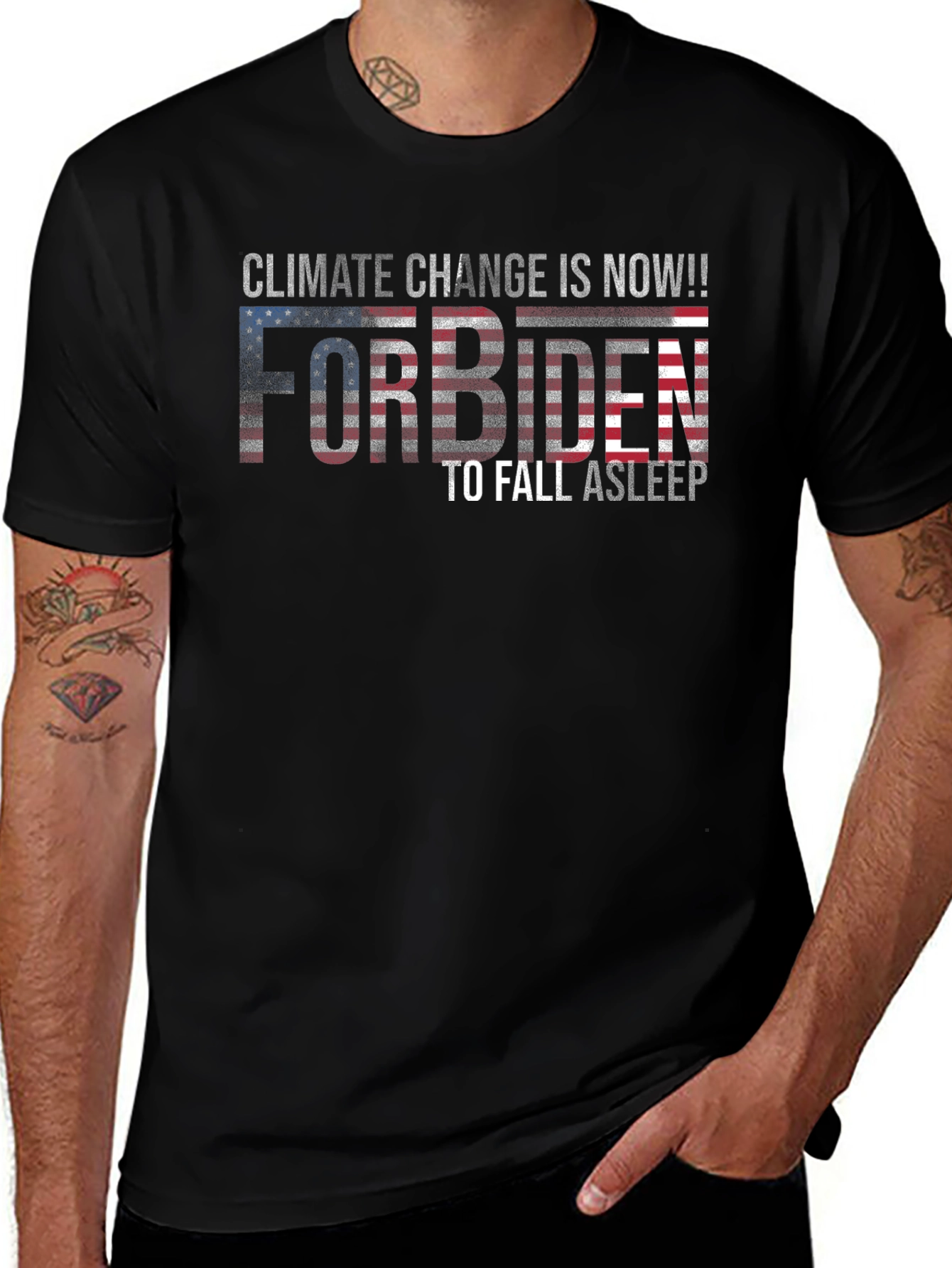 Climate Change Anti-Biden T-Shirt