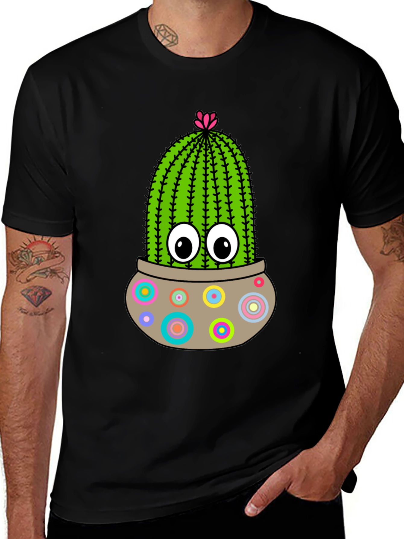 Fun Cactus T-Shirt: Cute Cartoon Plant