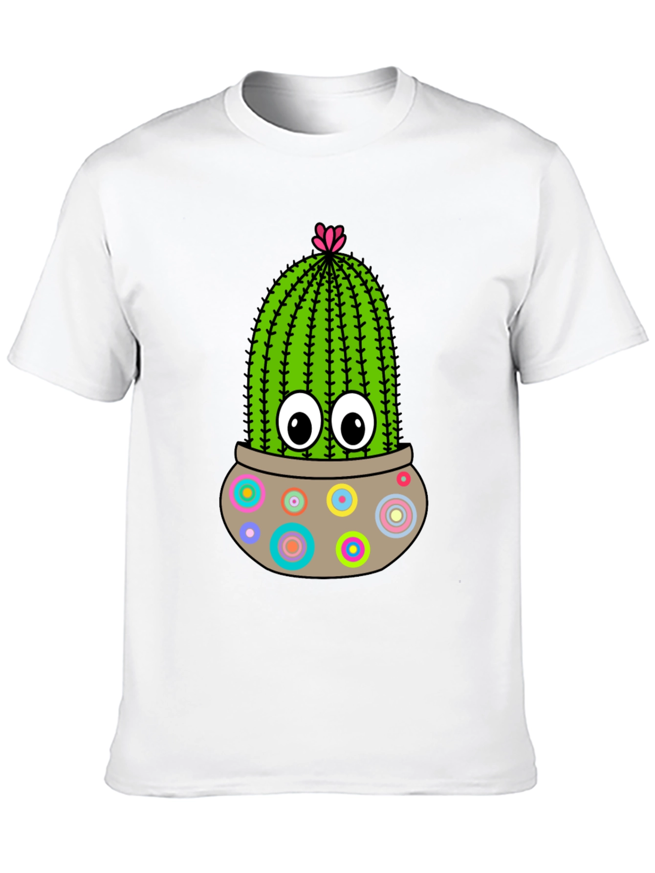 Fun Cactus T-Shirt: Cute Cartoon Plant