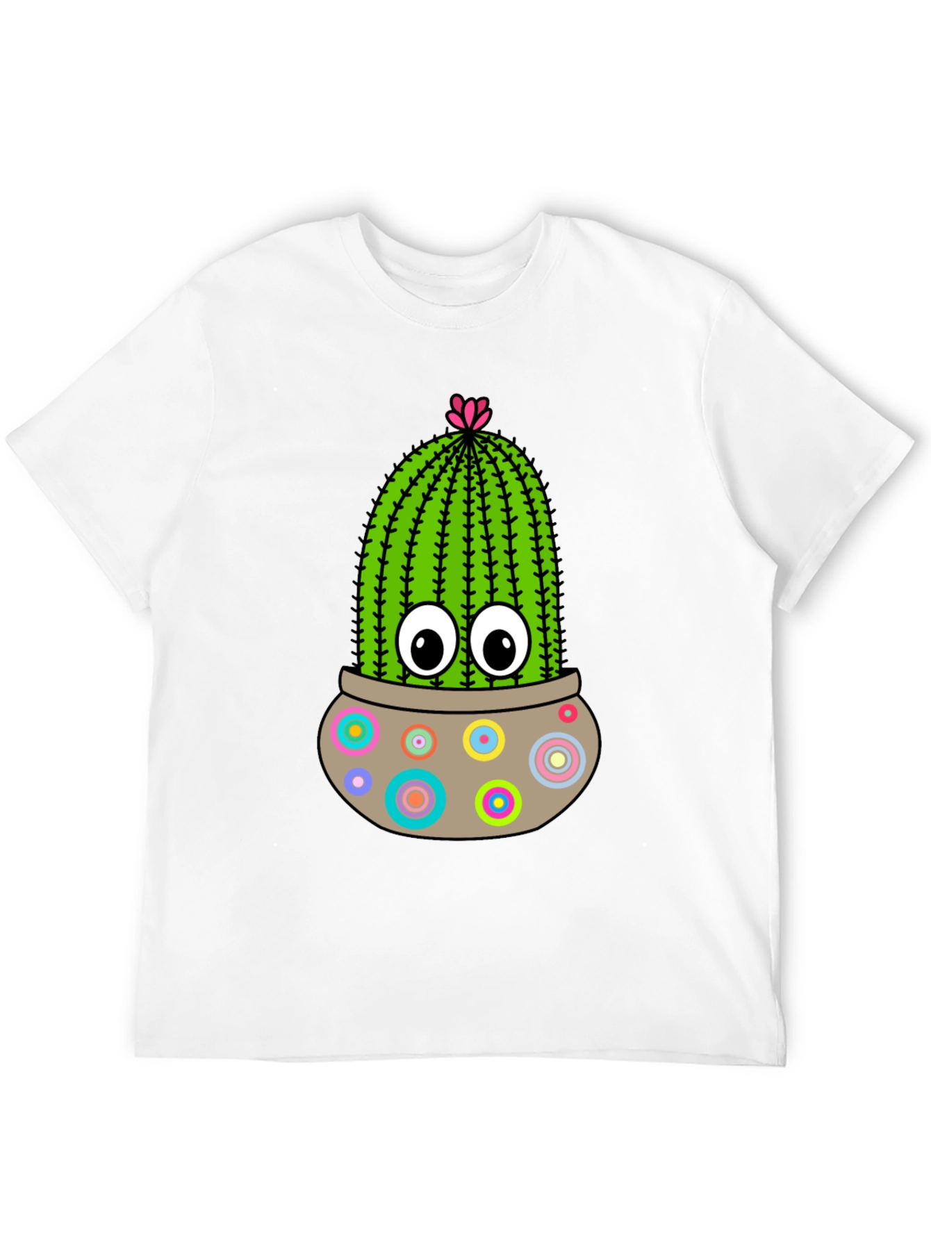 Fun Cactus T-Shirt: Cute Cartoon Plant