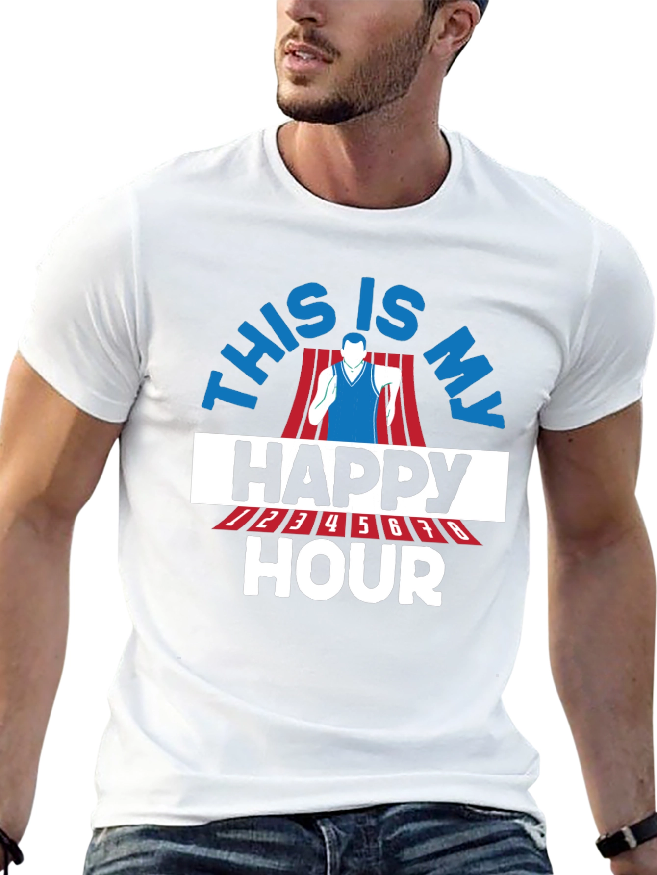 This is My Happy Hour Running T-Shirt