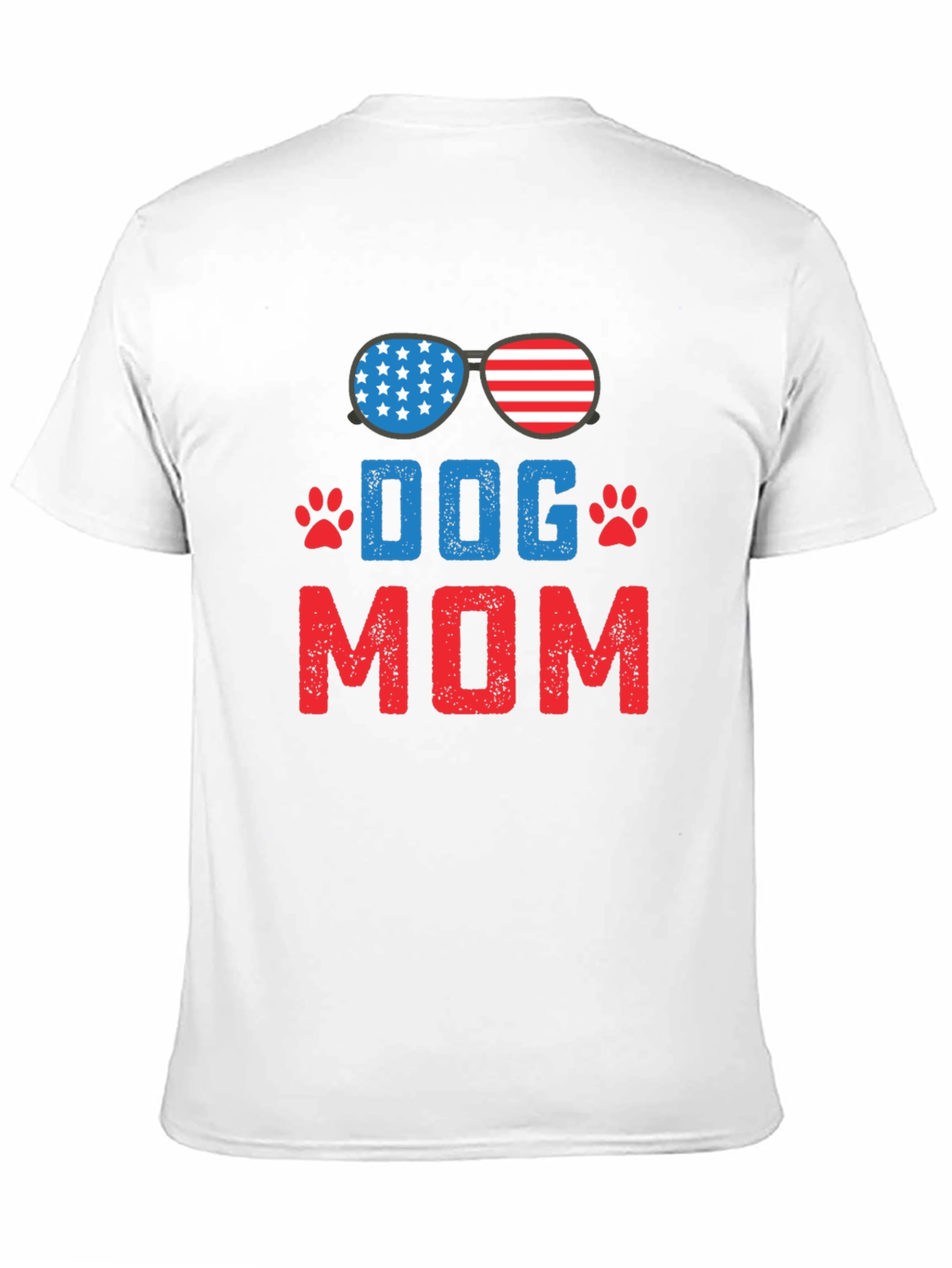 Dog Mom USA Patriotic T-Shirt