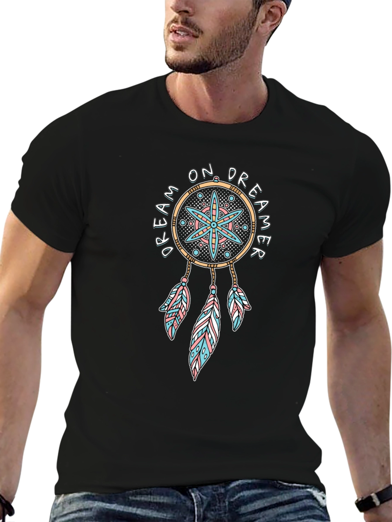 Dream On Dreamer T-Shirt - Boho Chic Tee