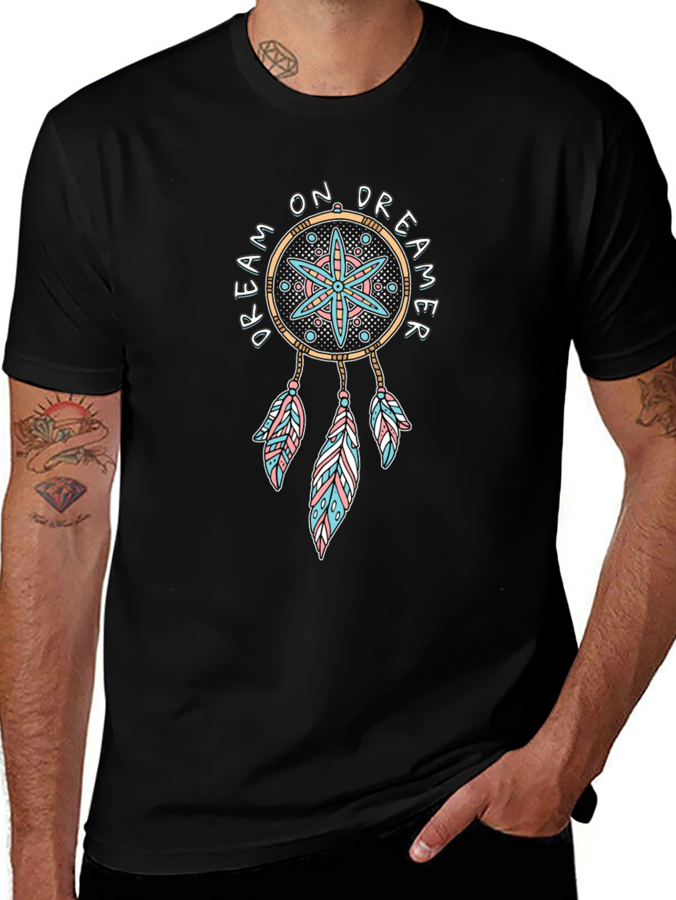 Dream On Dreamer T-Shirt - Boho Chic Tee
