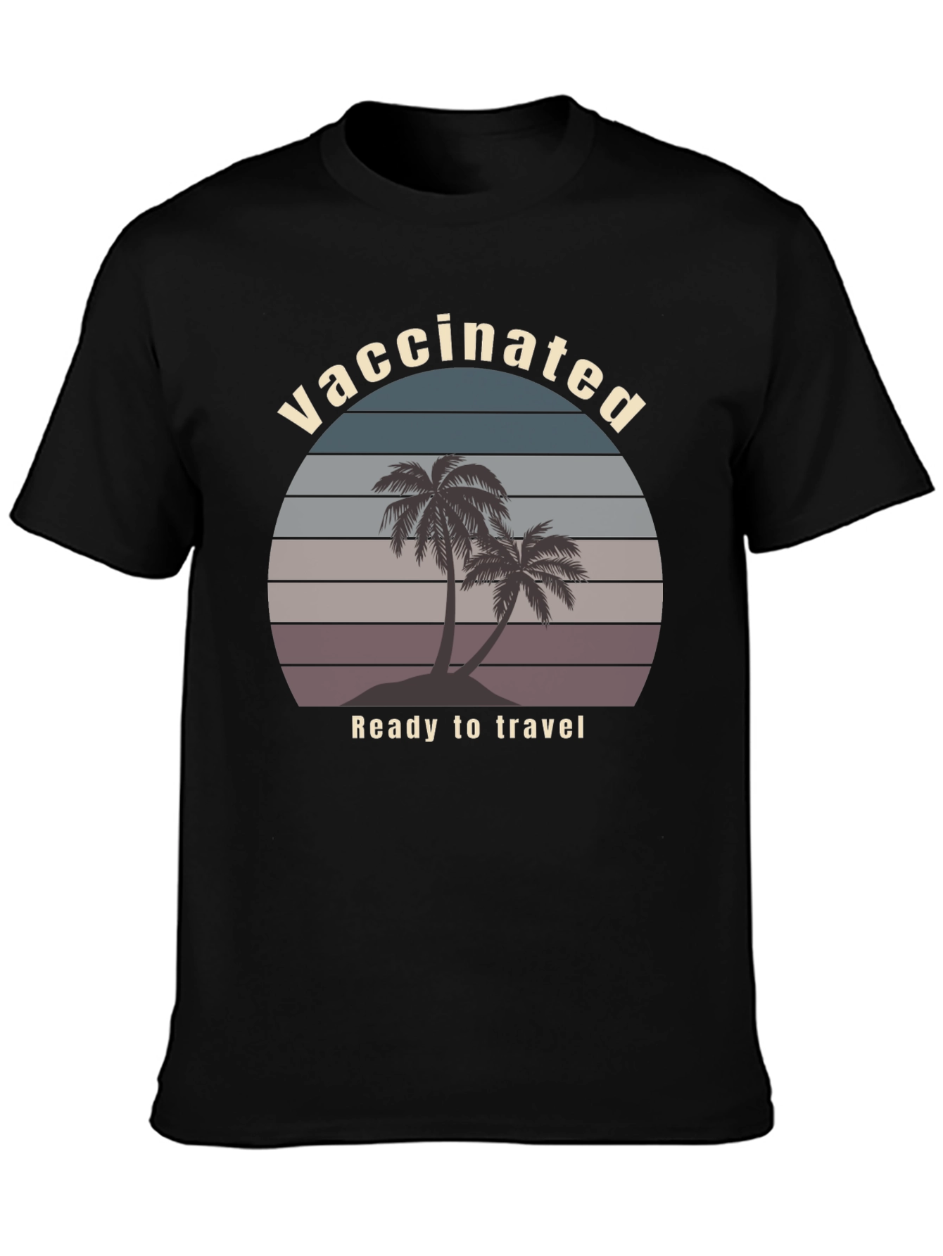 Vaccinated Ready to Travel Graphic T-Shirt