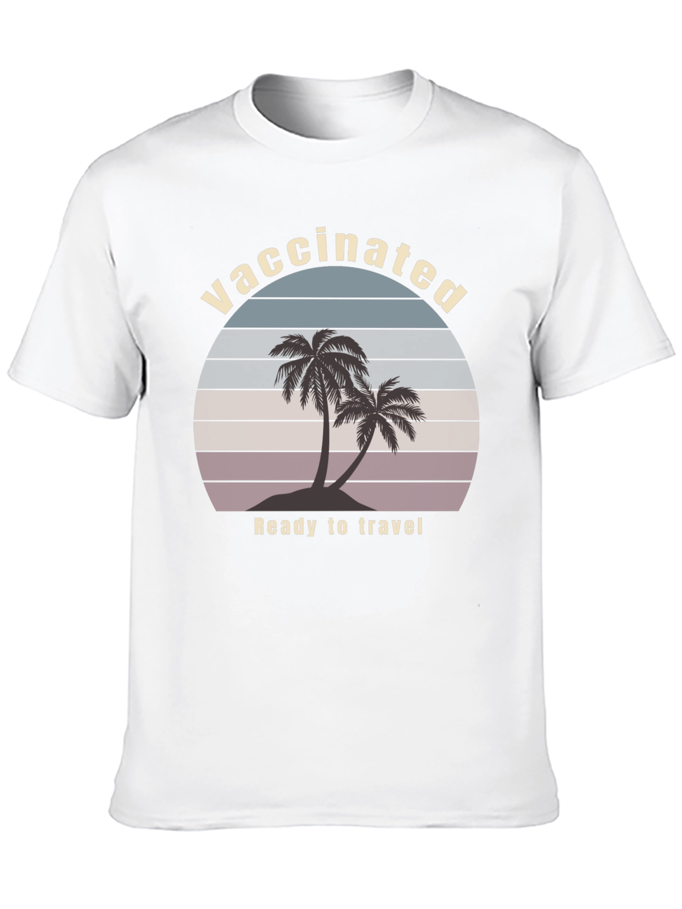 Vaccinated Ready to Travel Graphic T-Shirt