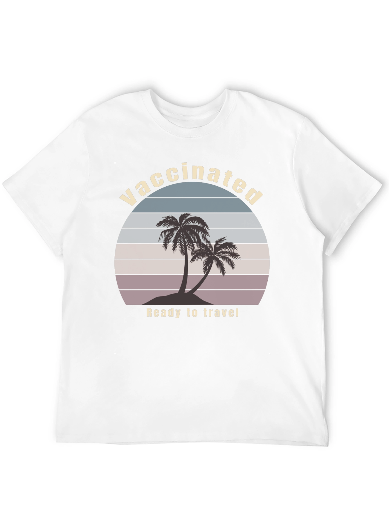 Vaccinated Ready to Travel Graphic T-Shirt