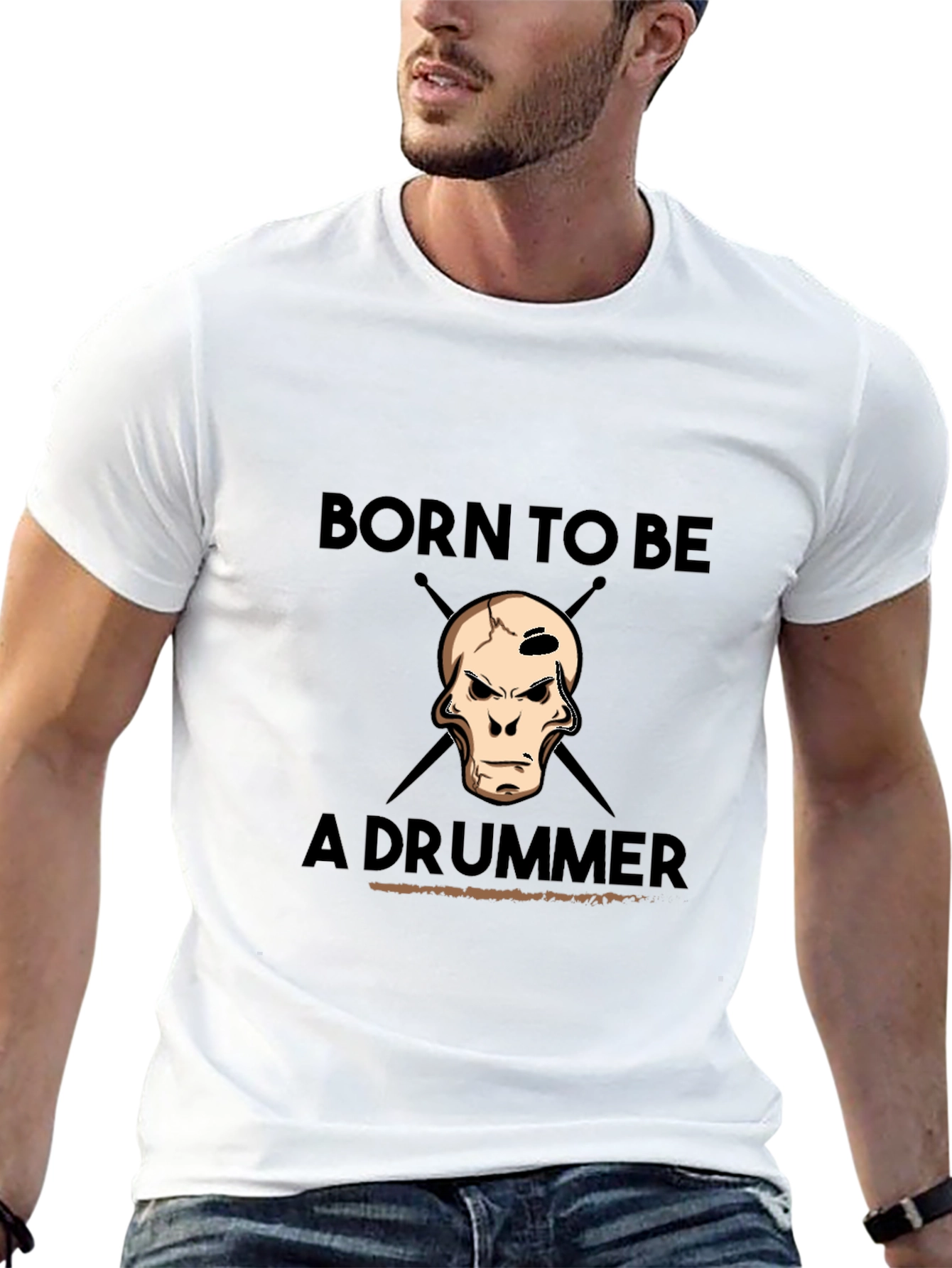 Born To Be A Drummer T-Shirt