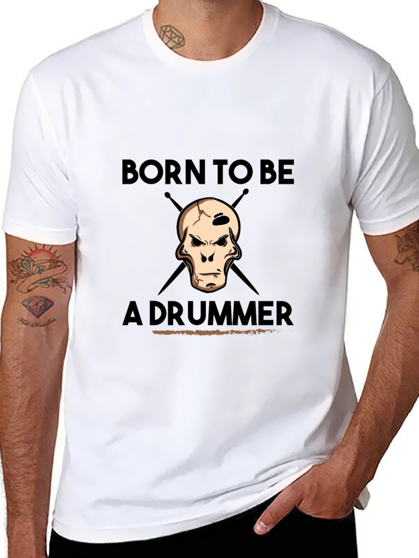 Born To Be A Drummer T-Shirt