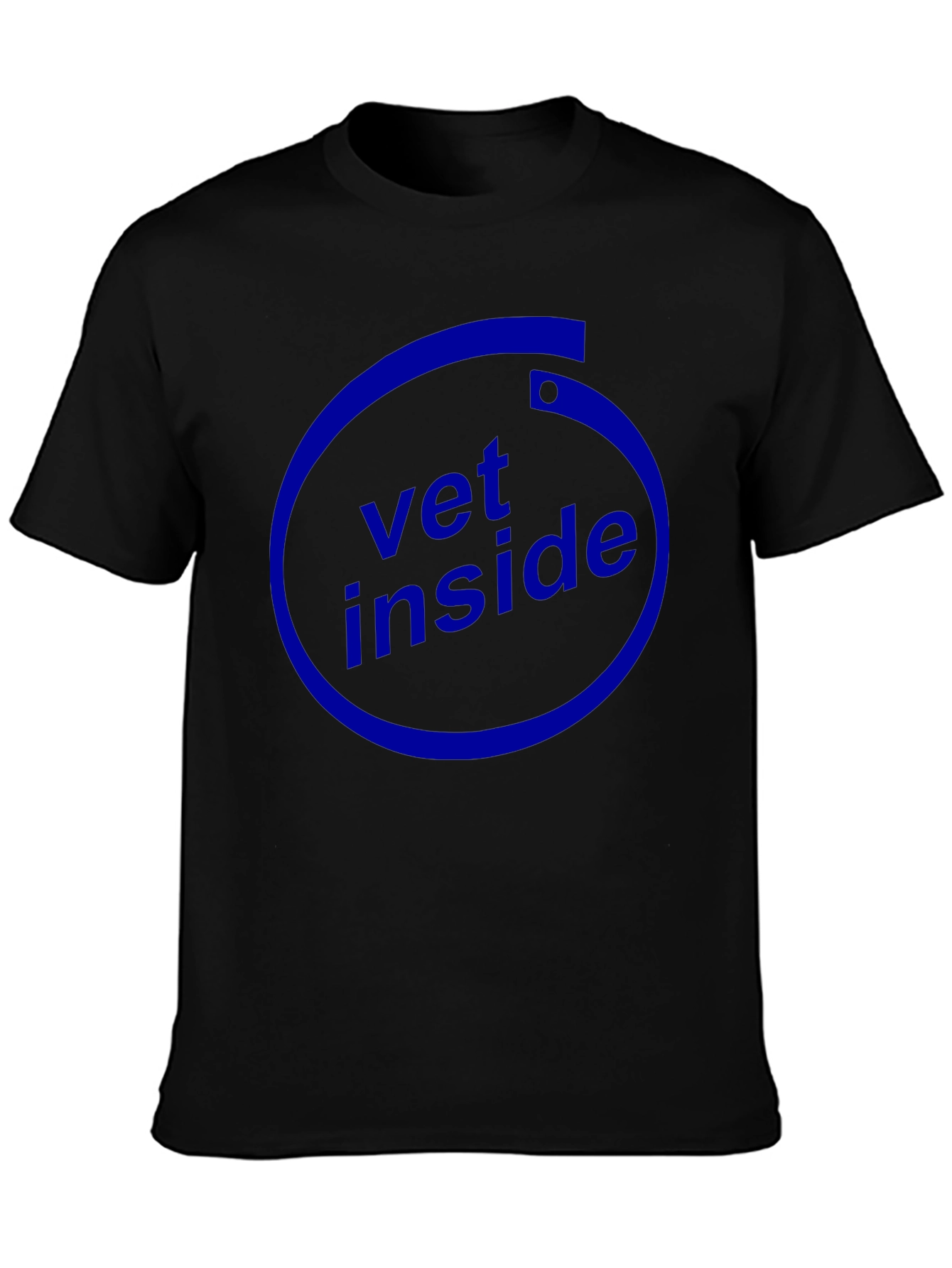 Vet Inside Graphic Black T-Shirt