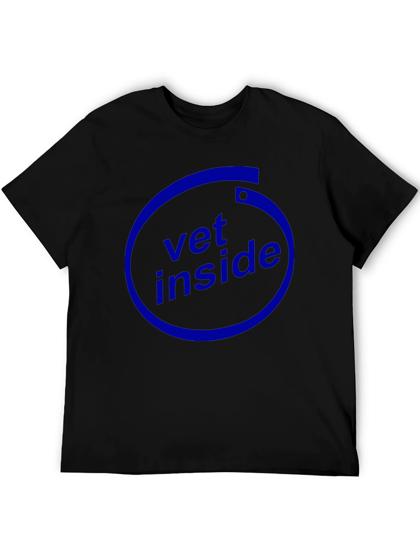 Vet Inside Graphic Black T-Shirt
