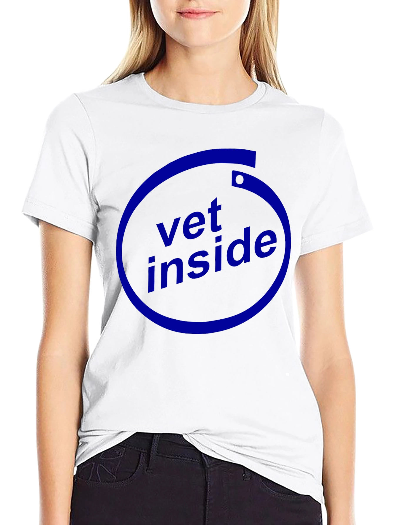 Vet Inside Graphic Black T-Shirt
