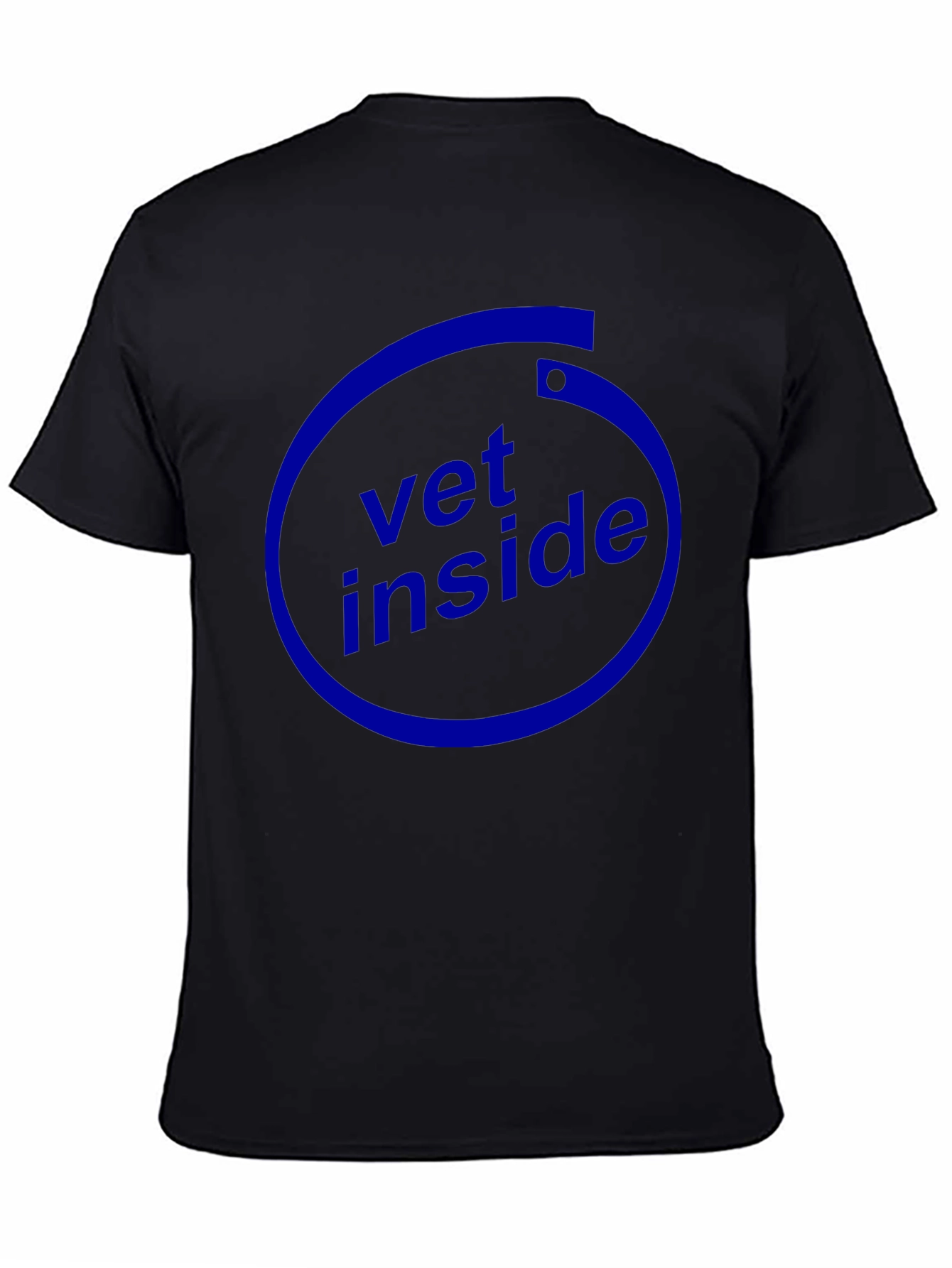Vet Inside Graphic Black T-Shirt