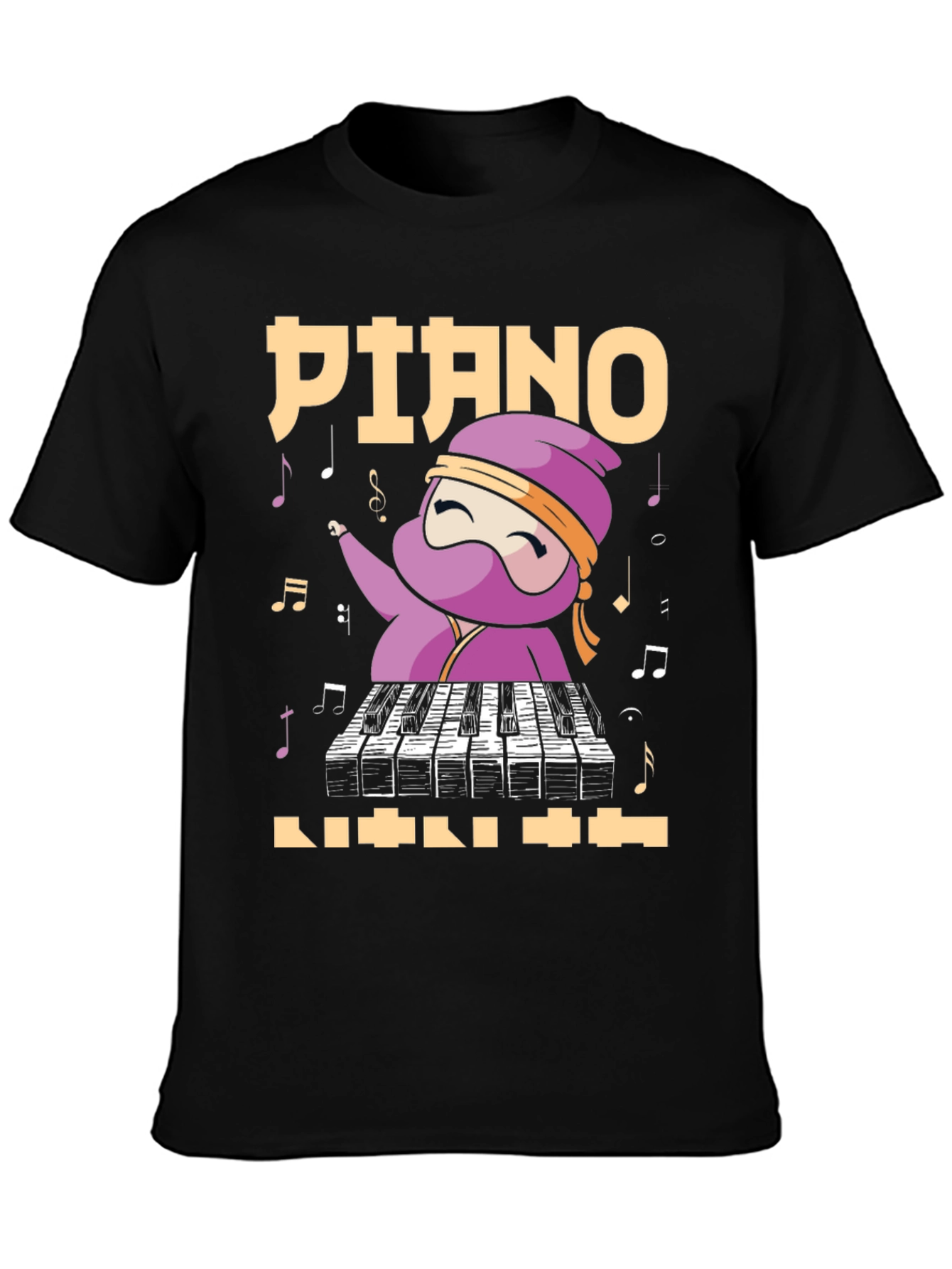Piano Ninja T-Shirt - Music Lover Tee